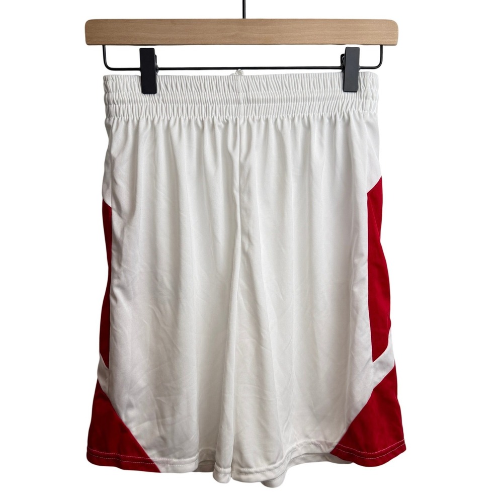 Augusta Kids White Red Basketball Shorts XL‎ White Athletic Sporty Gym Practice